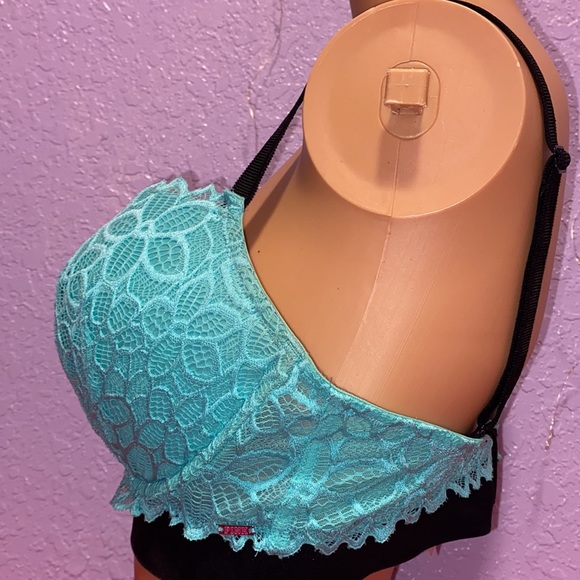 PINK Victoria secret aqua bras size 36DD - Picture 3 of 7